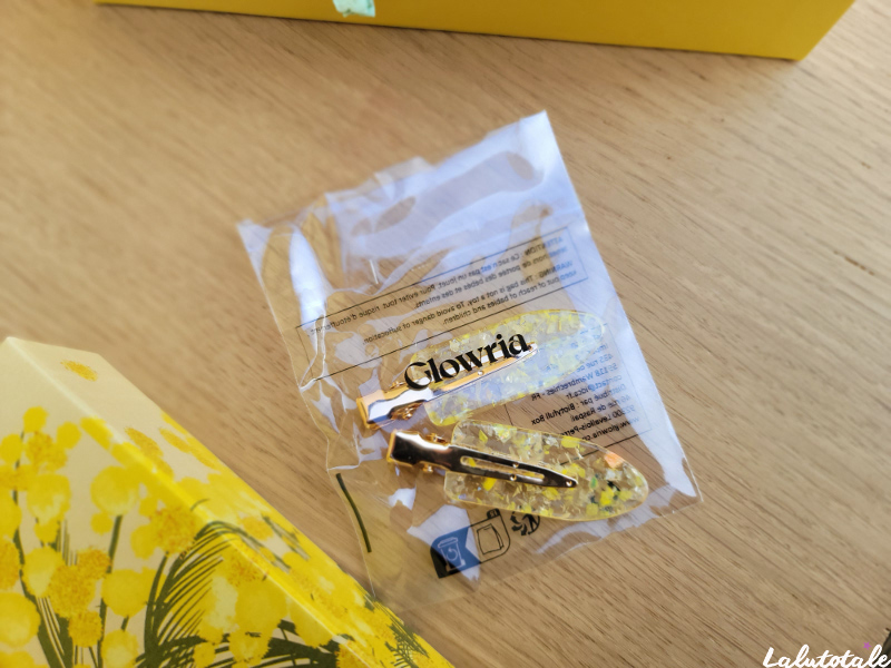 barrettes cheveux Glowria Mimosa