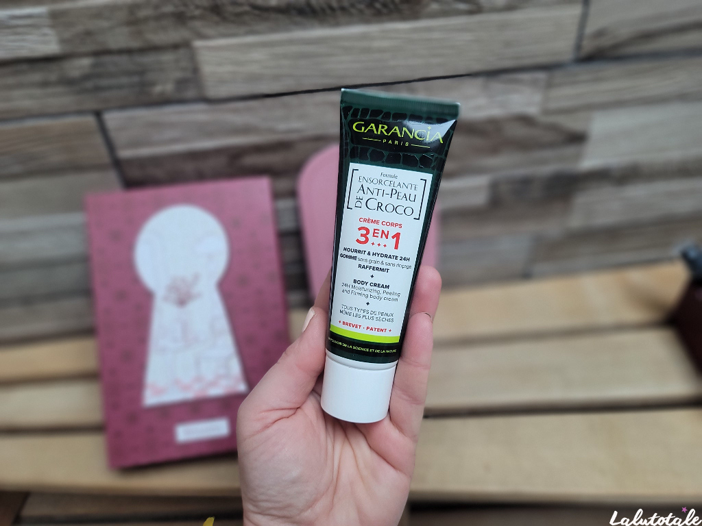Garancia crème corps ensorcelante peau croco