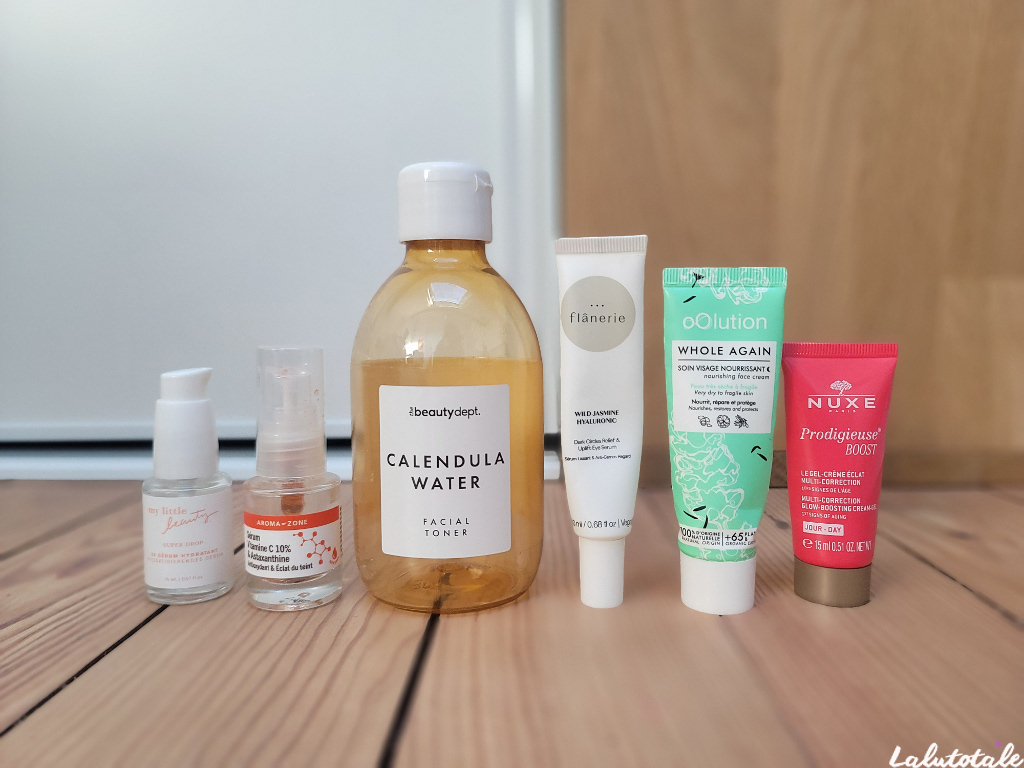 produits visage terminés Janvier 2025