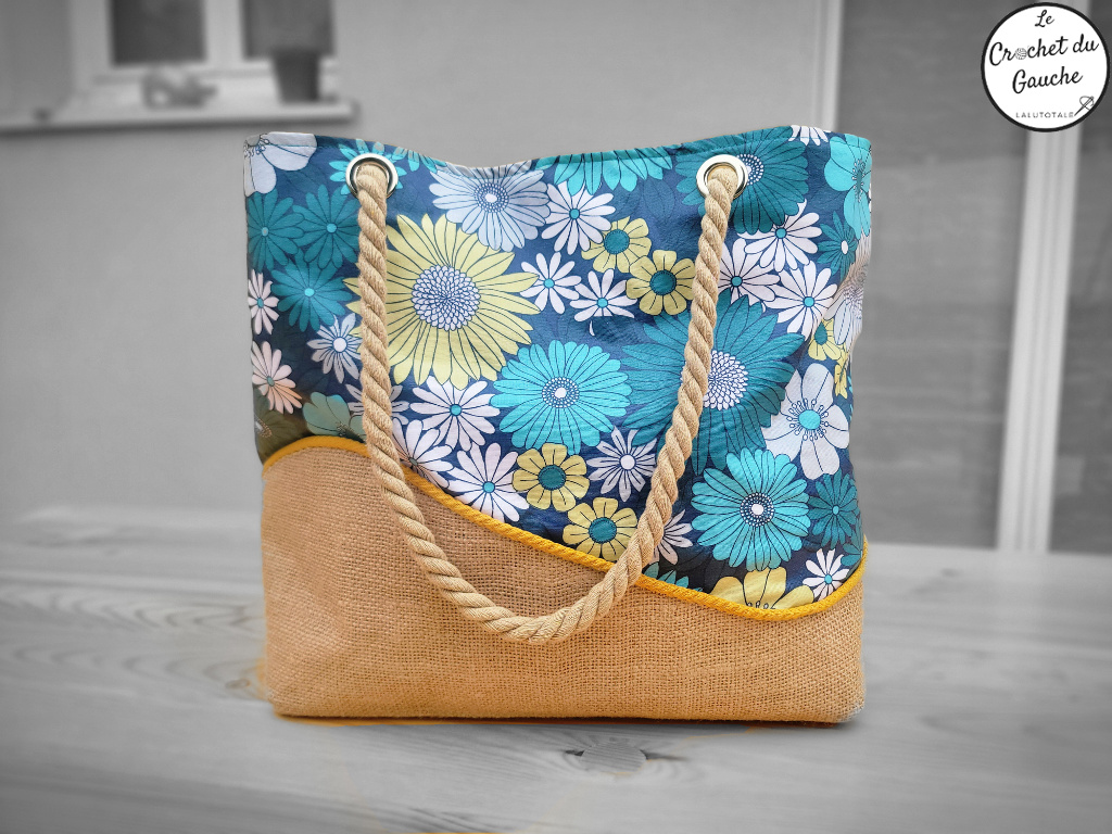 sac cabas maxi XXL plage mer samba unique couture création