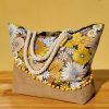 Samba seventies estival jaune-00008 Maxi cabas estival Samba - Yellow Seventies (sous licence)