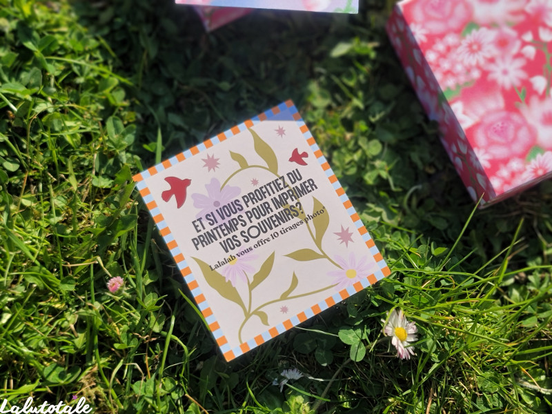 Lalalab tirages photos offerts