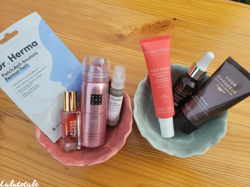 Mylittlebox belle tablée beauté cosmétiques produits mars avril 2025