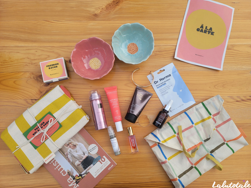 Mylittlebox belle tablée contenu unboxing haul mars avril 2025 Printemps