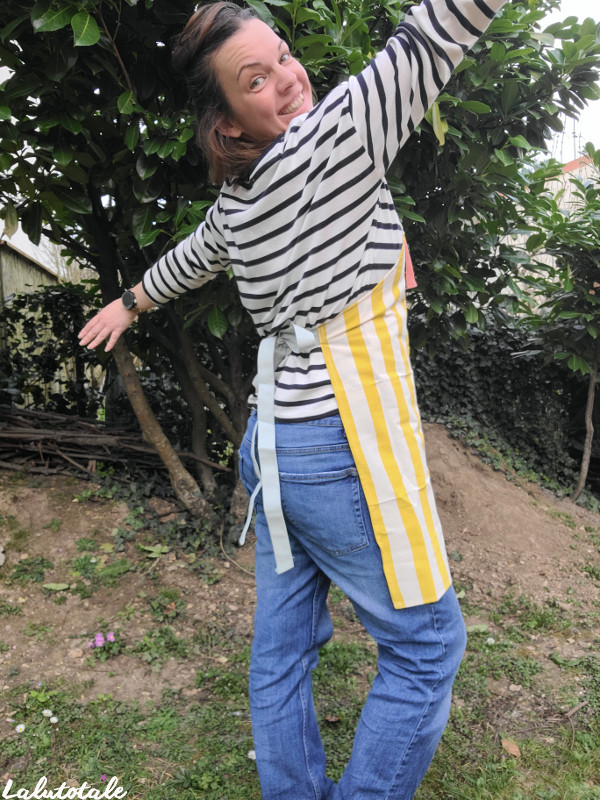 Mylittlebox tablier rayé
