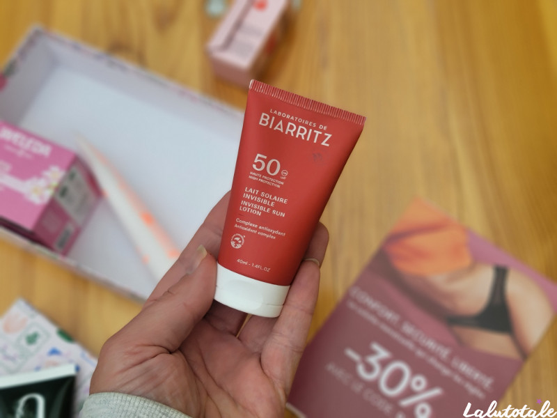 Laboratoires biarritz lait solaire visage corps SPF50