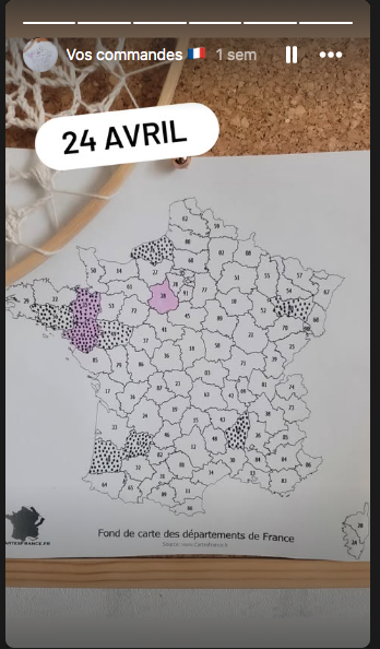 carte France commandes lalutotale 