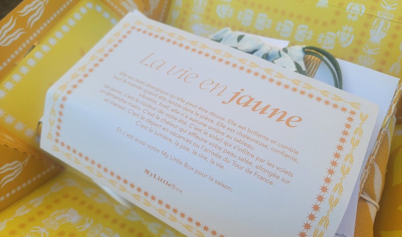 (MYLITTLEBOX) La Vie en Jaune avec THE double box de l&rsquo;été ! ☀️
