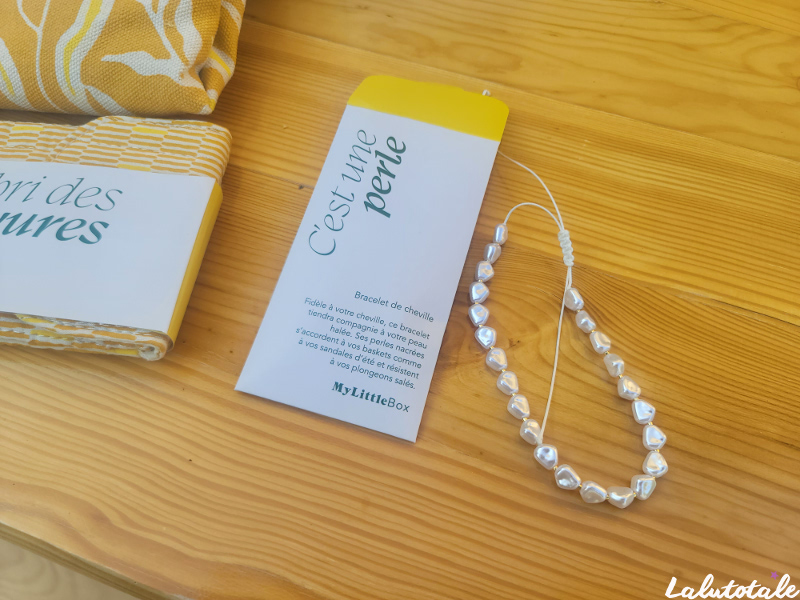 bracelet de cheville Mylittlebox