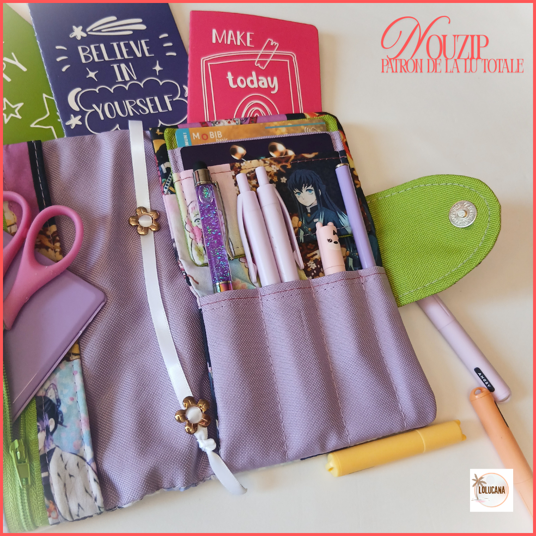 (Tuto Couture) NOUZIP, la pochette à liseuse et organiseur multi-compartiments – Image 17