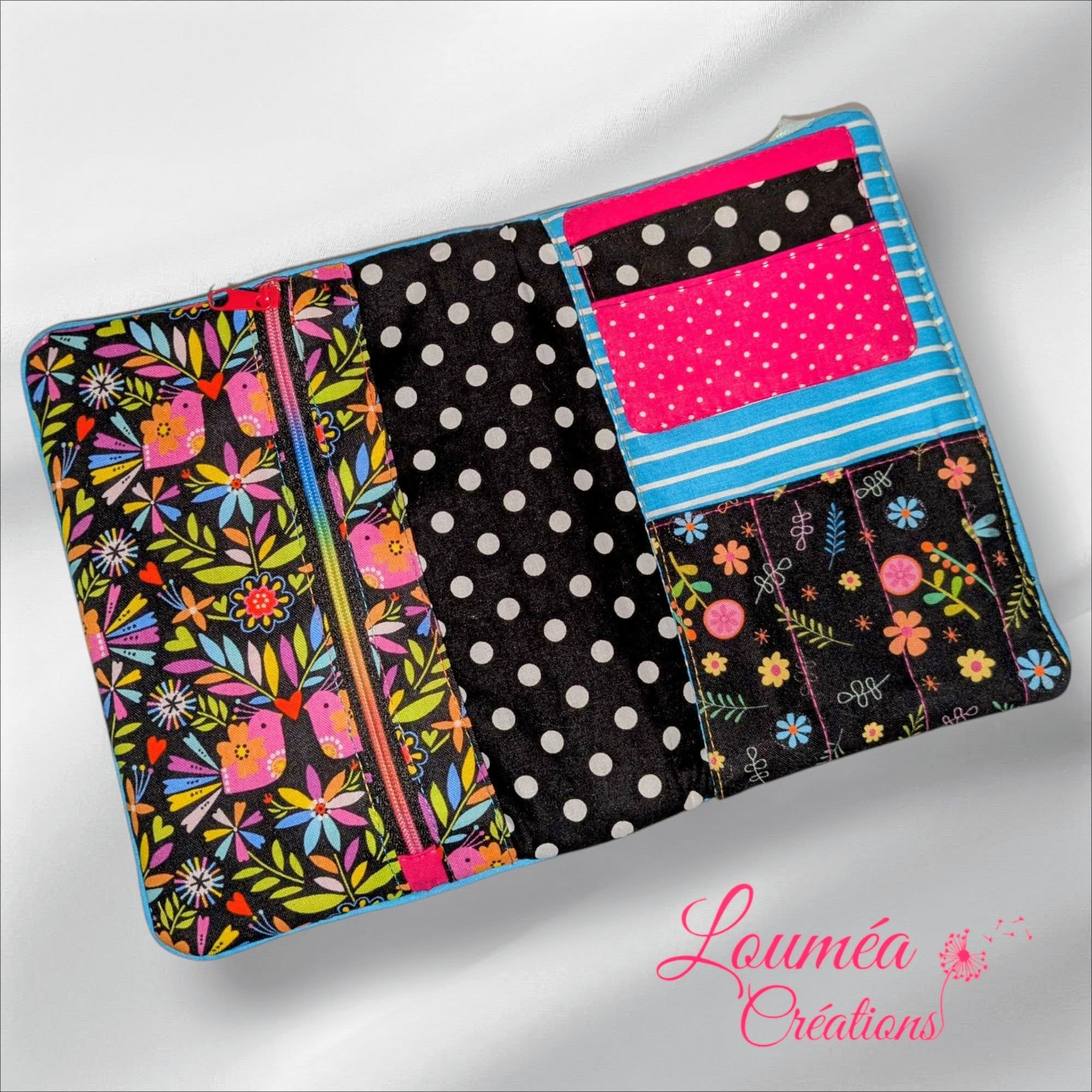 Tuto couture trousse pochette organiseur liseuse débutant Nouzip