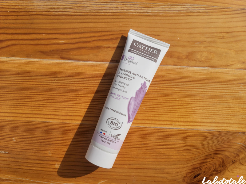 cattier masque anti-fatigue argile violette