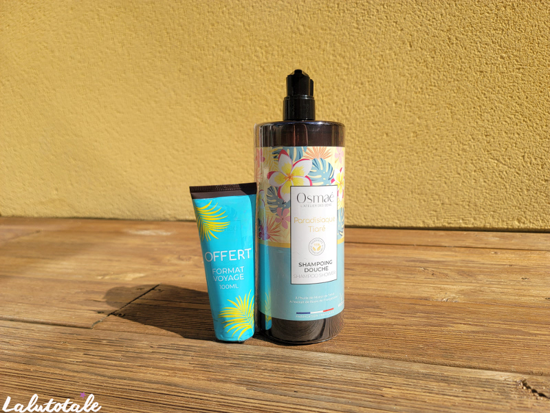 shampooing douche paradisiaque tiaré osmaé