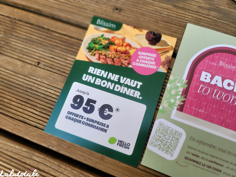 blissim code promo Hellofresh