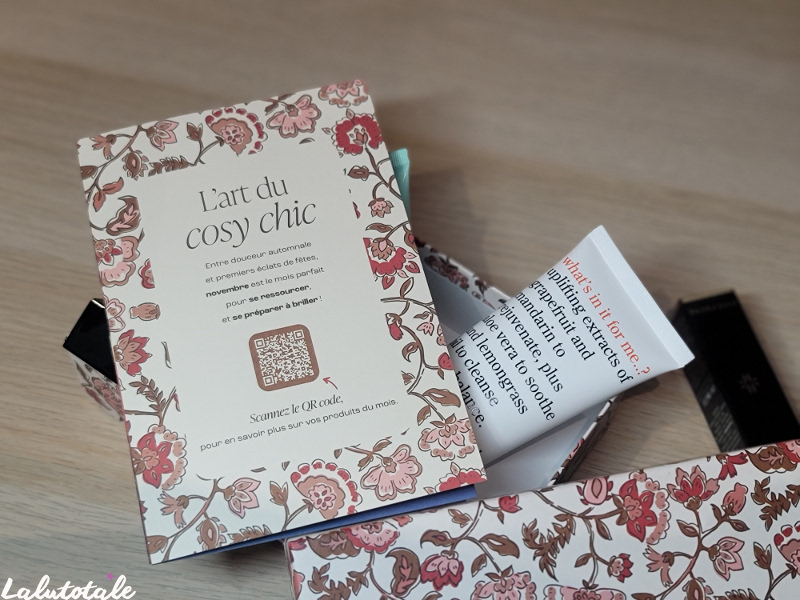 blissim box beauté Novembre cosy chic fall vibes automne
