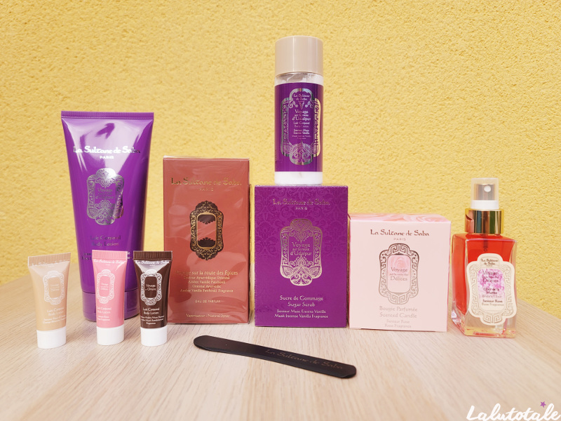 haul La Sultane de Saba beauté cosmétiques bougie