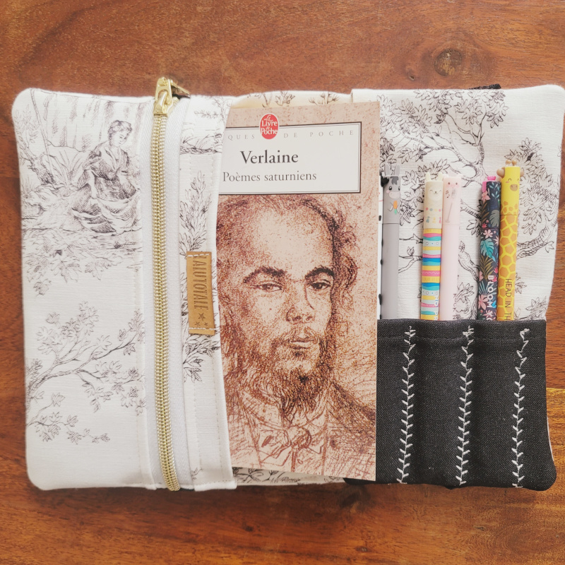 Nouzipoche tuto couture pochette livre poche débutant patron tutoriel