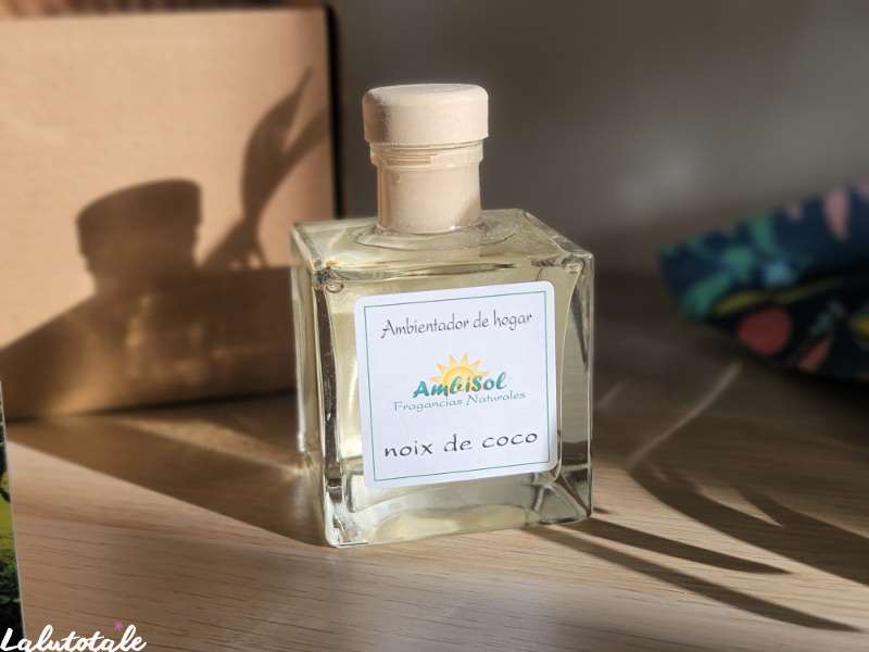 ambisol diffuseur bâtonnets ambiance parfum noix de coco