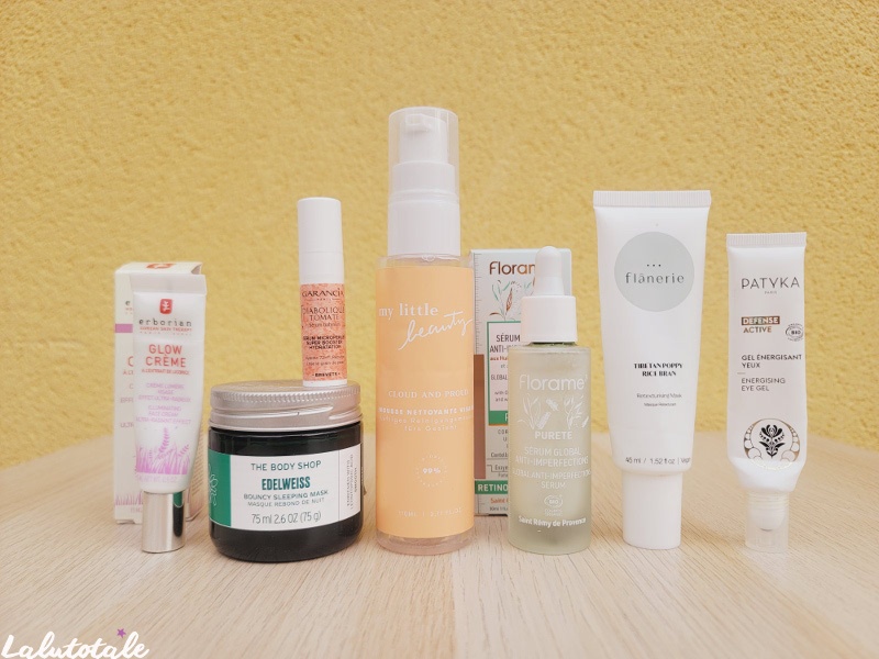 produits visage terminés Novembre 2025