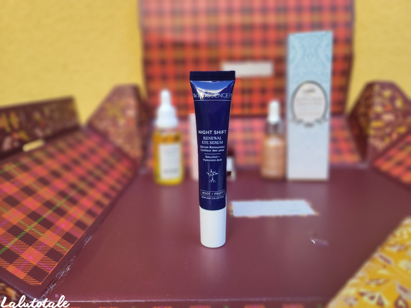 Wildscience night sérum contour des yeux renouveau