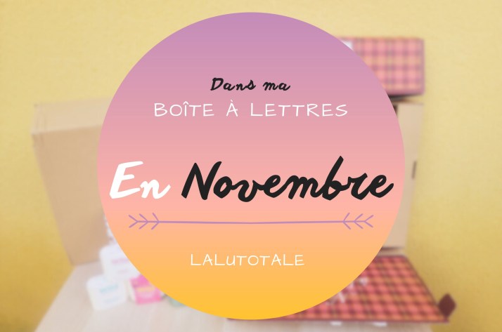 Haul les coeurs en Novembre 2025 : Boîte à lettres et résumé du mois