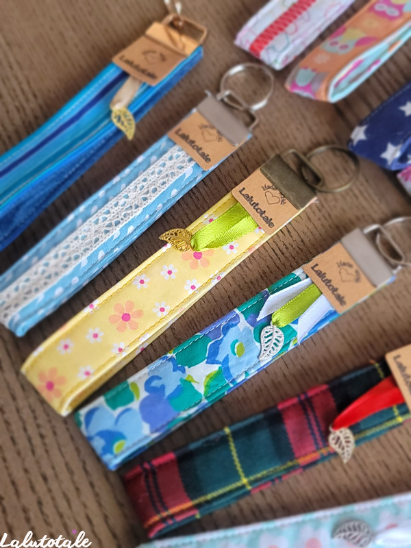 porte-clé de poignet bilan couture 2025 Lalutotale uniques cousus main