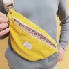 sac banane velours côtelé jaune femme ado enfant artisanale petit prix