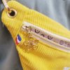 zoom sangle interchangeable banane jaune velours