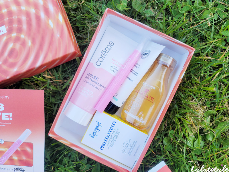 box beauté Blissim Let's Move Avril 2026 printemps unboxing reveal