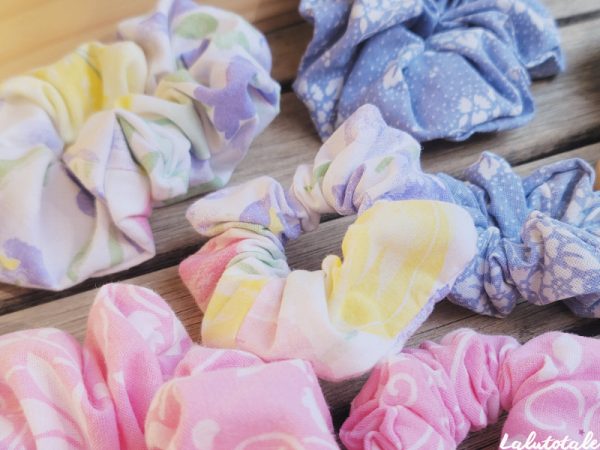 Scrunchies -12 SUZETTE, le scrunchie en coton revalorisé (2 tailles de chouchou)