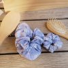Scrunchies -3 mini Suzette scrunchie chouchou artisanal France coton revalorisé