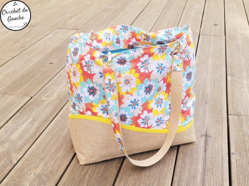 Maxi cabas estival Samba - Flower Power (sous licence) – Image 11