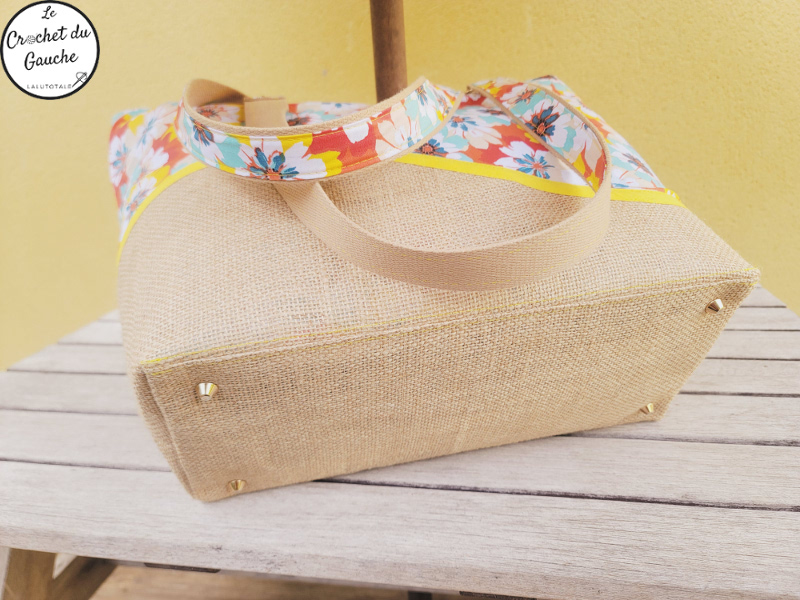 Pieds de sac et fond rigidifié renforcé Samba Flower Power