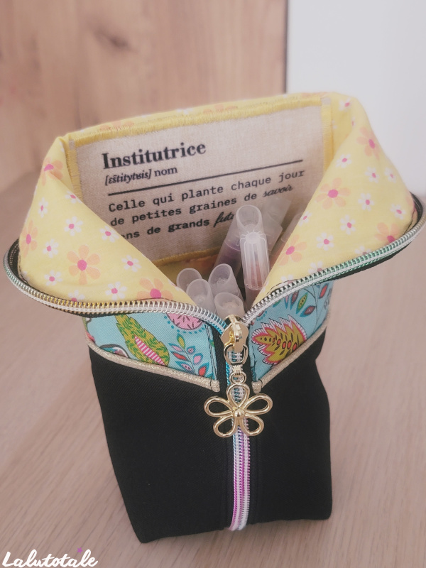 Tuto couture pdf trousse Tacos patron instructions modèle licence tutoriel débutant PDF